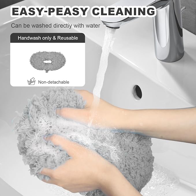 Storystore Ceiling Fan Cleaner Duster - Adjustable Duster with Extension Pole,Dusters for Cleaning Fan Blade, Walls and Cobweb (Grey)
