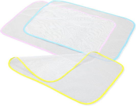3 Pcs Protective Ironing Pressing Pad Pressing Cloth for Ironing and Sewing Protector Insulation Mat Scorch Saving Mesh Durable Iron Pressing Cloth Protector