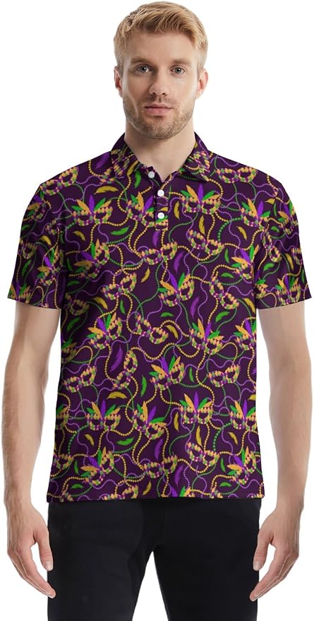 Polo Shirts for Men Moisture Wicking Mens Polo Shirts Patriotic Shirts for Men