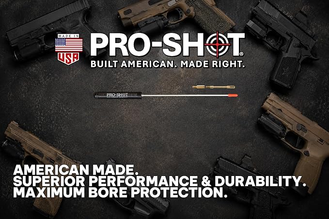 Pro-Shot Products8 Coated Pistol Kit for .357 Cal./.38 Cal./9mm - .40 Cal./10mm - .45 Cal.