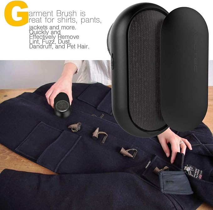 Rechargeable Fabric Shaver, Magictec Lint Remover Sweater Defuzzer Lints Fuzzs Pills Pilling Trimmer for Clothes and Furniture -Battery Operated (Noctiflora)
