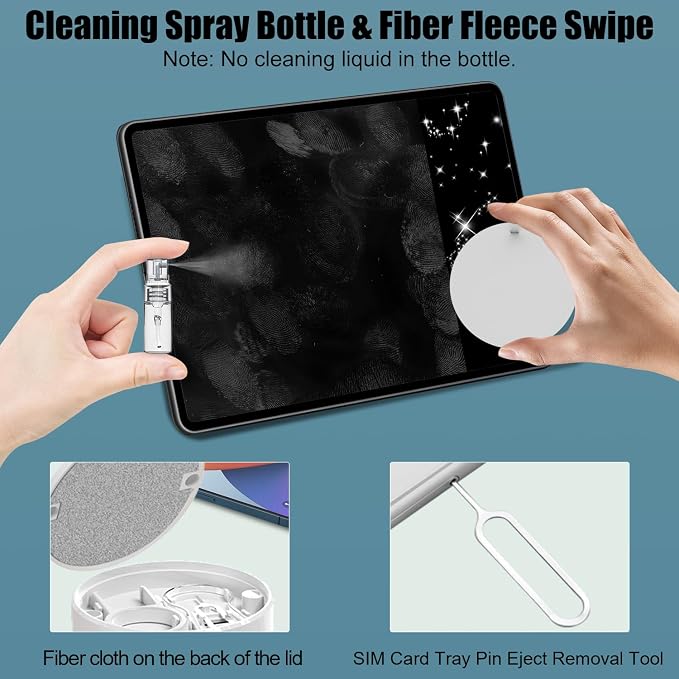 VICHYIE 20 in 1 Multifunctional Cleaner Kit for Electronic Devices (White) | Keyboard Cleaning Brush, Headphones Cleaner Kit for AirPods, Multi-Tool for Cleaning Laptop, Earbuds, Camera, Cellphones