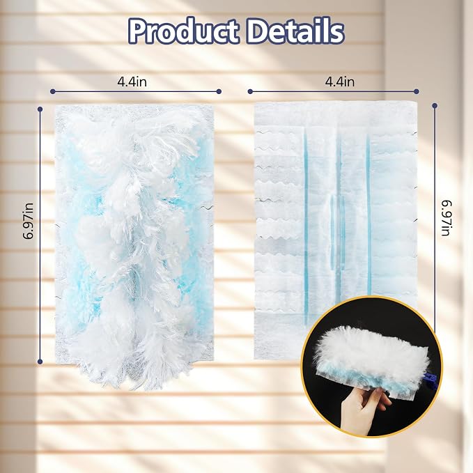 Duster Refills for Swiffer Dusters | 35 Count Disposable Duster Refill Heavy Duty Dusters Refills Replacement Head
