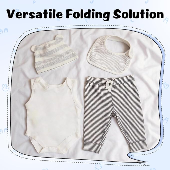 Kids Shirt Folding Board Perfect Size 15.75"x18.9" for Children Black | Child-Size Only
