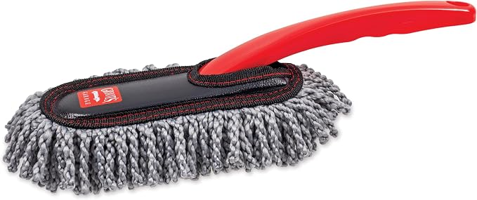 Griot's Garage Microfiber Mini Duster for Car Interior Cleaning and Detailing, Cleans Paint, Glass, Chrome, and Trim, Storage Bag Included, 11412