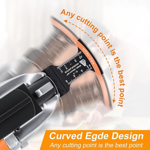 Oscillating Tool Blade, 37PCS Universal Wood Metal Oscillating Multitool Quick Release Saw Blades Fit Porter Cable Black & Decker Rockwell Ridgid Ryobi Milwaukee DeWalt Chicago Craftsman