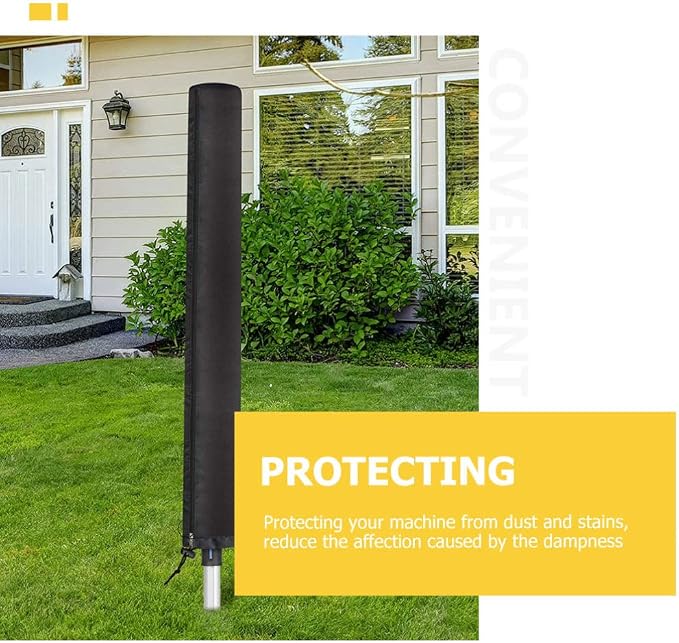 GANAZONO Outdoor Umbrella Drying Rack Cover Waterproof Oxford Cloth Protective Cover for Patio Airer Foldable Rain Sun Dust Resistant 66.14X6.29X6.29In