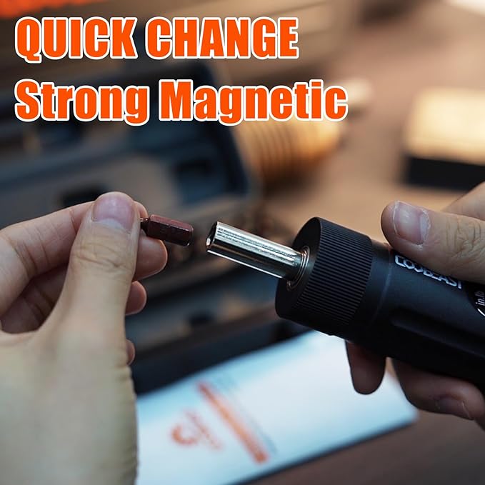 coobeast 13Pcs Preset 1/4” Drive Torque Screwdriver with S2 Bits | Torque Wrench Screwdriver Set for Maintenance, Tools, Bike Repairing and Mounting, Inch Pound Torque Range 10-70 In-lb