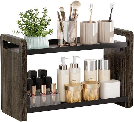 Bathroom Counter Organizer，Bathroom Sink Organizer，Vanity Organizer | Bathroom Organizers and Storage，Bathroom Countertop Organizer，Counter Shelf，Cologne Stand，Perfume Stand，Bathroom Decor