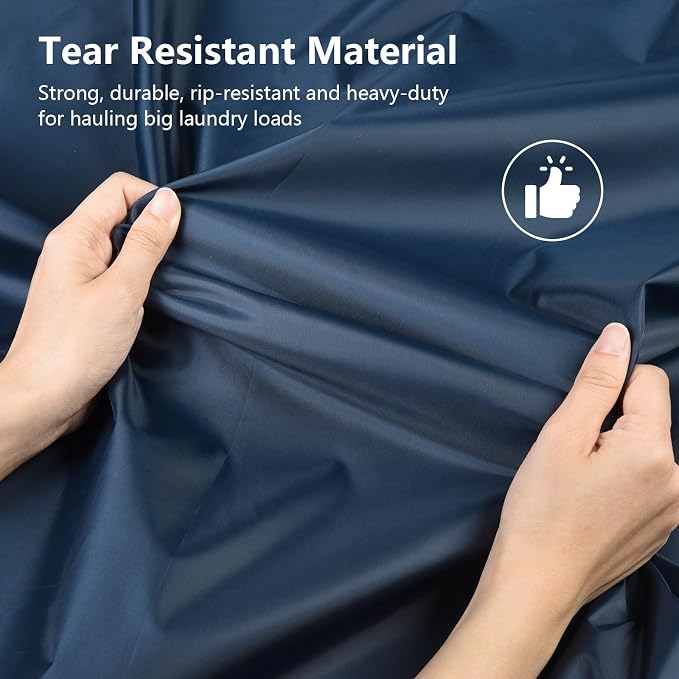 OTraki 28x45 Inch Laundry Bag 2PCS Heavy Duty Laundry Dirty Clothe Travel Wash Bag Extra Large Hamper Bag Drawstring Laundry Basket Liner Bag Drying Do Not Exceed 176℉(Navy Blue) | Travel Wash Bag Extra Large Hamper Bag Drawstring Laundry Basket Liner ...