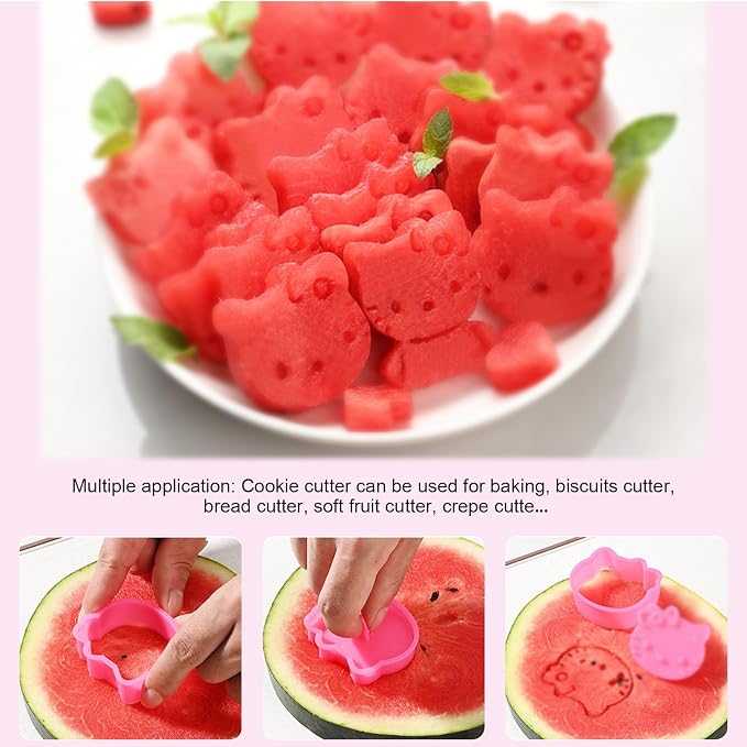 Animal Cookie Cutters Set Cookie Stamps for baking cookies，2 Piece 3D Animal Embossing Cutters for Biscuit Cheese Baking Molds