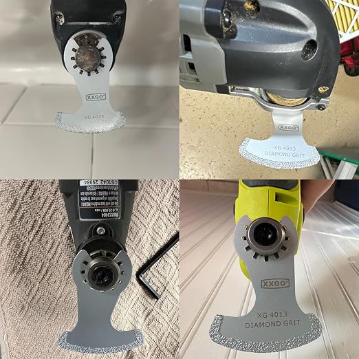 XXGO 20 Pcs Oscillating Tool Diamond Blade for Grout Removal XG8020S | Best for 1/8" Grout Removal