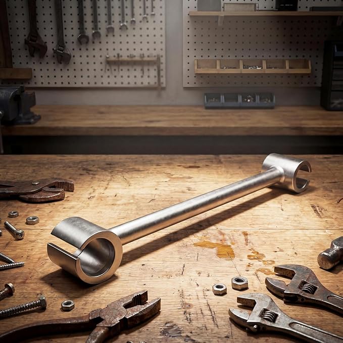 Door Hinge Adjustment Tool for Residential and Commercial, Upgraded Hinge Gap Adjusting Wrench for Door Quick and Efficient Solutions, User-Friendly Adjustments Tools (Silver)