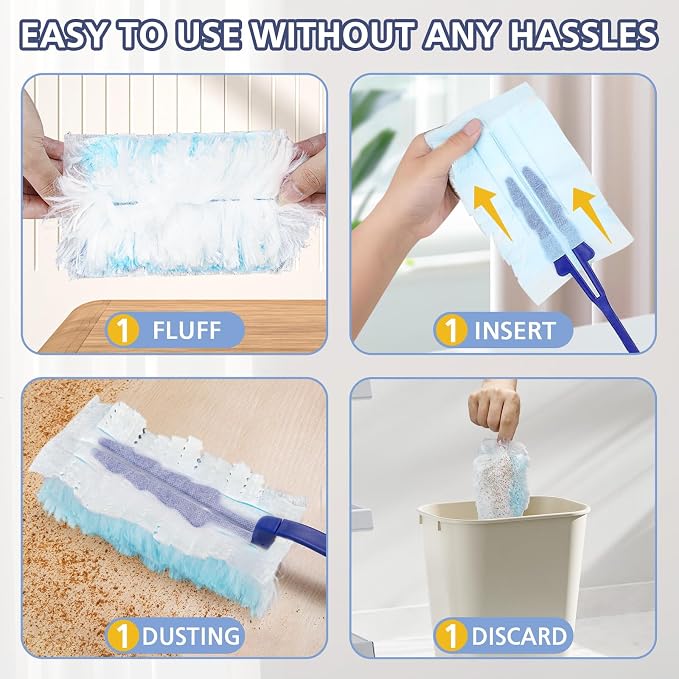 Duster Refills for Swiffer Dusters | 35 Count Disposable Duster Refill Heavy Duty Dusters Refills Replacement Head