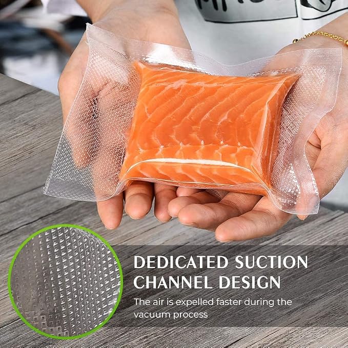 Vacuum Sealer Bags Rolls, 11inx20ft, 2 Pack | Commercial Grade, BPA Free, Customized Size, Sous Vide Cooking, Puncture Prevention, Kitchen Essentials, Kitchen Gadgets