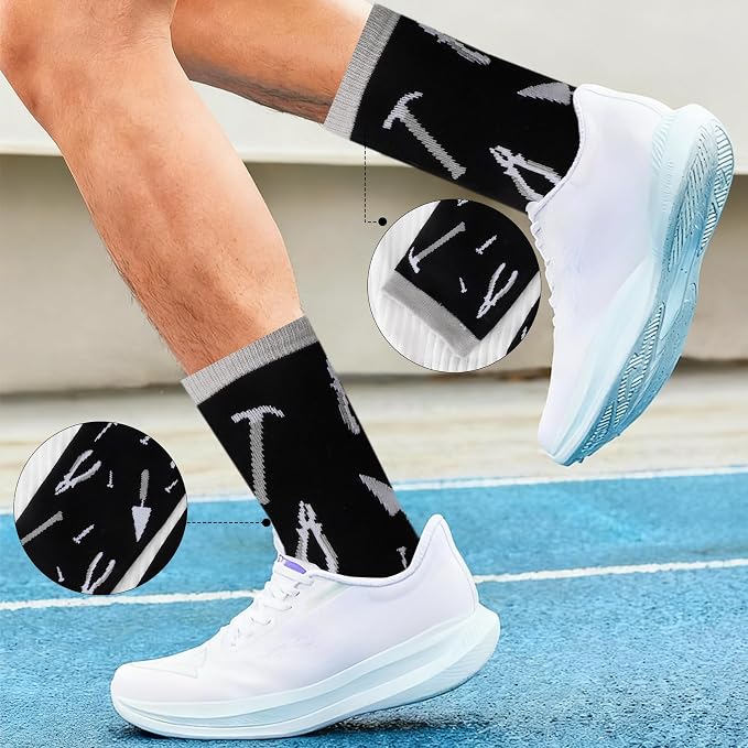 Fathers Day dad gifts christmas Birthday Best Dad Ever Funny Outdoor Hobby Sports Themed Novelty Socks Gift for Men