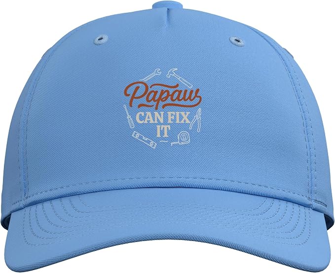 Papaws Can Fix It Handyman Repair Tool Humor Adjustable Baseball Hat