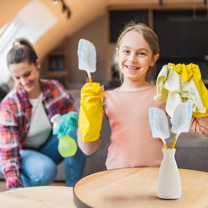 Duster Refills Static Dust Removal Compatible with Swiffer for Dusting 30ct | Disposable Alternative Replacement Head for Swiffer Duster Refills,for Dusting Electronics,Furniture,Blinds,Ceiling Fans