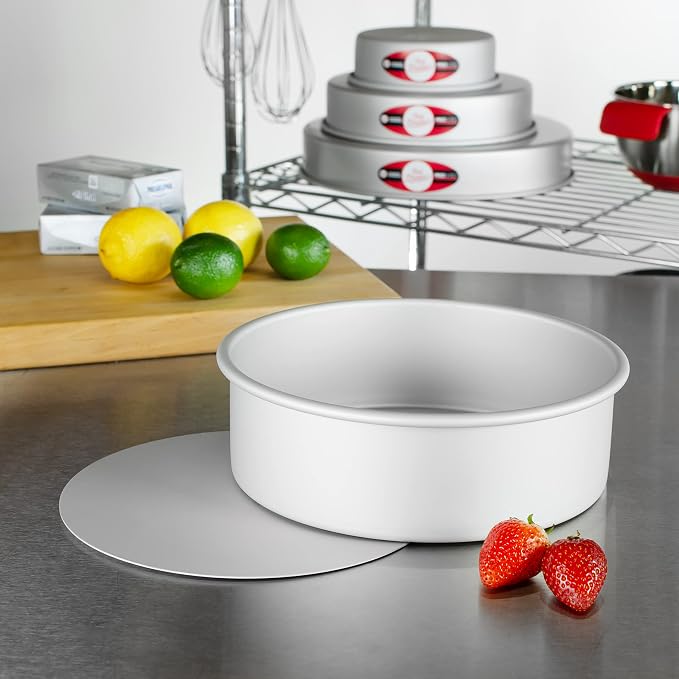 Fat Daddio's PCC-92 Anodized Aluminum Round Cheesecake Pan, 9 x 2 Inch