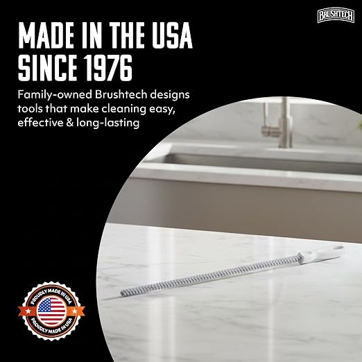 BRUSHTECH – Brushtech Sink Drain & Overflow Cleaning Brush - White