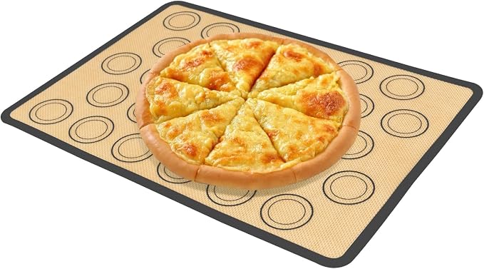 Baking Mat 16.53"L x 11.61"W 30 Baking Rings Cake Cookie Baking Mould Mat
