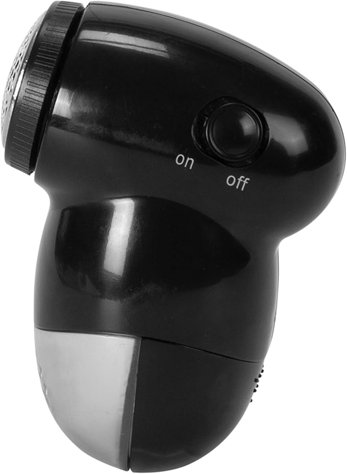 GForce Black Compact Travel Lint Shaver| Dimensions: 3.75"x 2.75" | Great for Shaving | On Fabric | Furniture | Travel Accessories | Great for Loose Thread | Lint | Fuzz Removal | Black