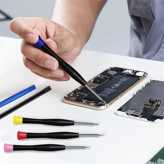 22 in 1 Repair Tool Kit, 22-Piece Opening Pry Tool Screwdriver Set, Electronics Magnetic Precision Screwdriver Set for iPhone,iPad,Computer,Cell Phone,Laptop,Tablet,MacBook,Watch,Camera, etc