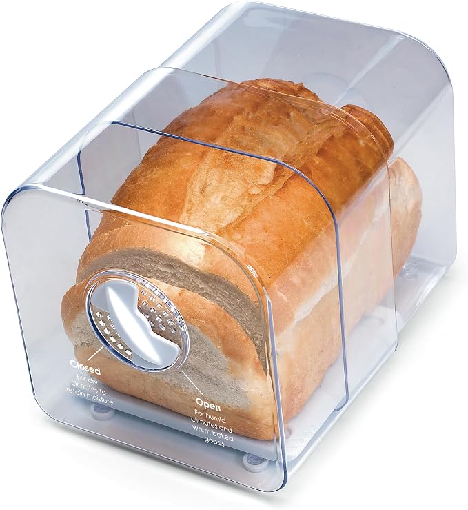 Prep Solutions by Progressive Expandable Bread Keeper with Adjustable Air Vent (Pack of 1)
