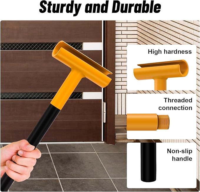 Upgraded Hinge Gap Adjusting Wrench for Residential and Commercial, Door Hinge Adjustment Tool for Door Quick and Efficient Solutions, User-Friendly Adjustments Tools (Yellow)