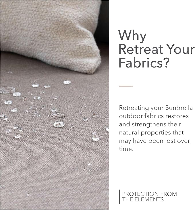 Sunbrella Restore Fabric Protector | Outdoor, Non-PFAS | 16 Fl Oz | Water-Repellent Spray That Revives Water Beading on Cushions and Upholstery; Quick and Easy to Use