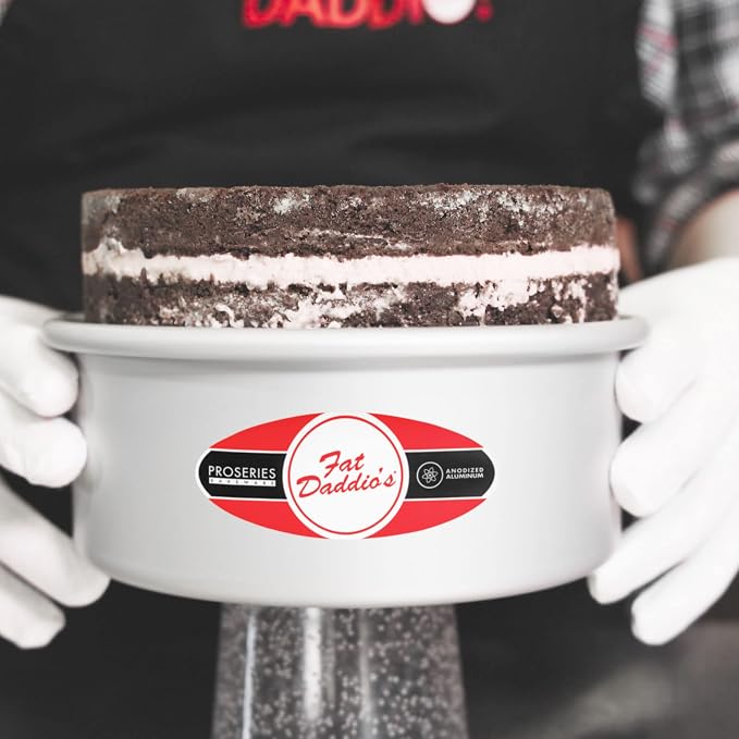 Fat Daddio's PCC-43 Anodized Aluminum Round Cheesecake Pan, 4 x 3 Inch