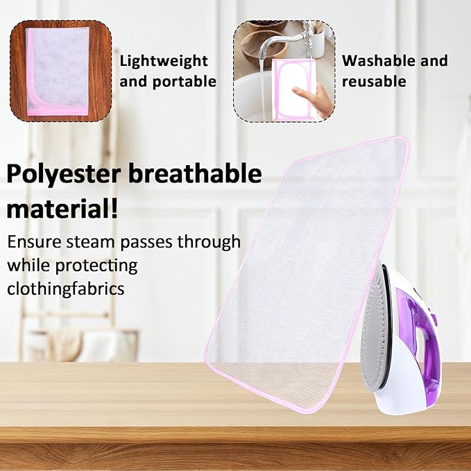 Styquenzer 2 Pack Ironing Cloth Scorch-Saving Ironing Protector Insulation Pad Heat Resistant Pressing Clothes for Sewing and Ironings Fabric Protector Insulation Pad