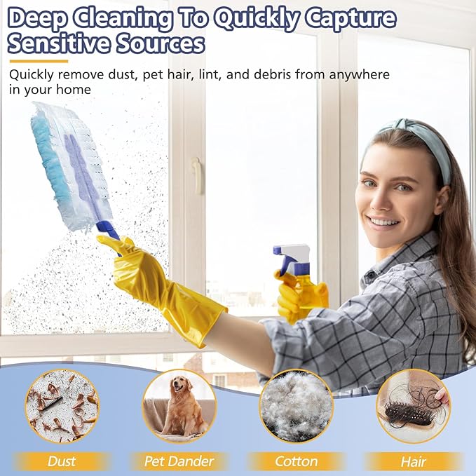 Duster Refills for Swiffer Dusters | 35 Count Disposable Duster Refill Heavy Duty Dusters Refills Replacement Head