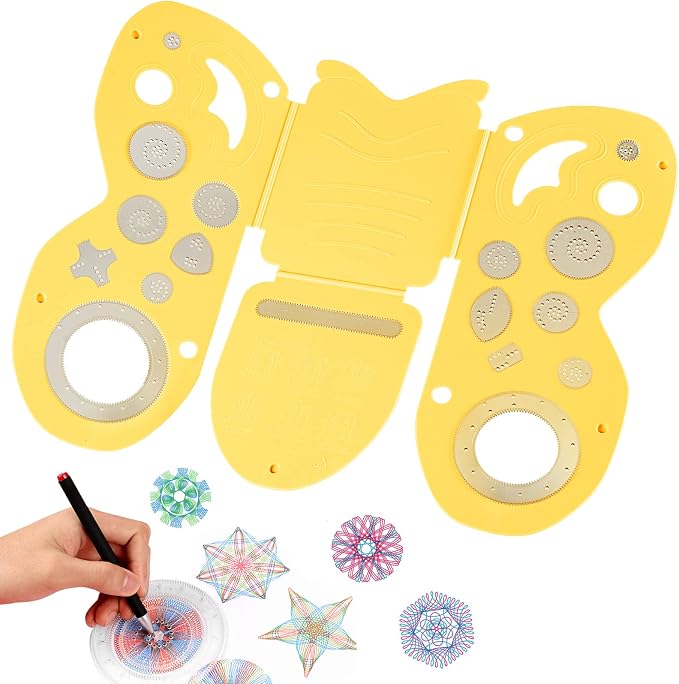BoxLegend Shirt Folding Board with Original Deluxe Set Durable for Kids | Makes Laundry Fun for Kids, Dual Use, Butterfly-Shaped Design, Durable Plastic, Includes a Deluxe Ruler Set, Great Gift Idea