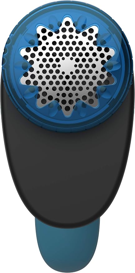 Rowenta JA1011 Portable Lint Remover Shaver with Adjustable Shave Height, Fabric Defuzzer, Blue