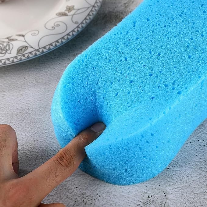Car Wash Sponge, 3 Pack Extra Thick Large Colorful Cleaning Sponge | 8.7"X4.3"X2.4",Longer Lasting,No Scratch Surfaces,Multi-Purpose for Bathroom Kitchen Bike Boat