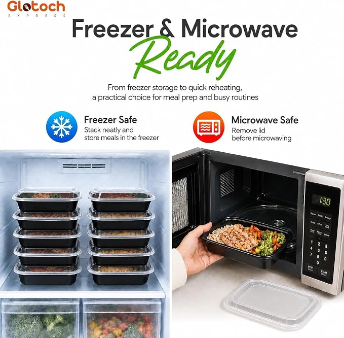 Meal Prep Containers Food Containers with Lids 24oz 400 Pack