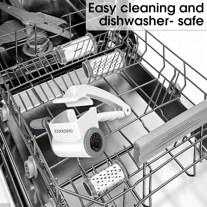 Cheese Grater Hand Crank,Classic Rotary Parmesan Cheese Shredder Handheld