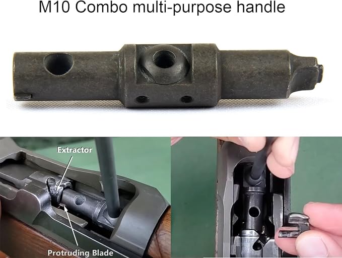 TACFUN M1 M-1 M1D Garand Cleaning Kit with M10 Combo Multi Tool, Oiler and Chamber Brush
