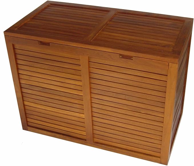 The Original Spa Double Teak Laundry or Storage Hamper