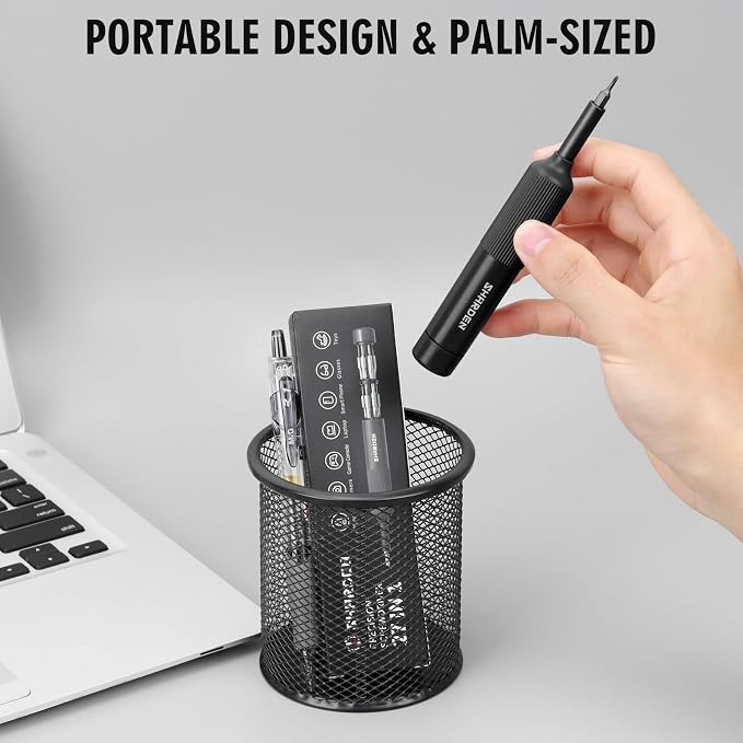 27-in-1 Precision Screwdriver Set Multi Bit Mini Small Screwdriver | Magnetic Screwdriver Set Pen Style Manual Repair Tool Kit For Eyeglass, Watch, Computer, Jewelers, Laptop, Electronics, Phone