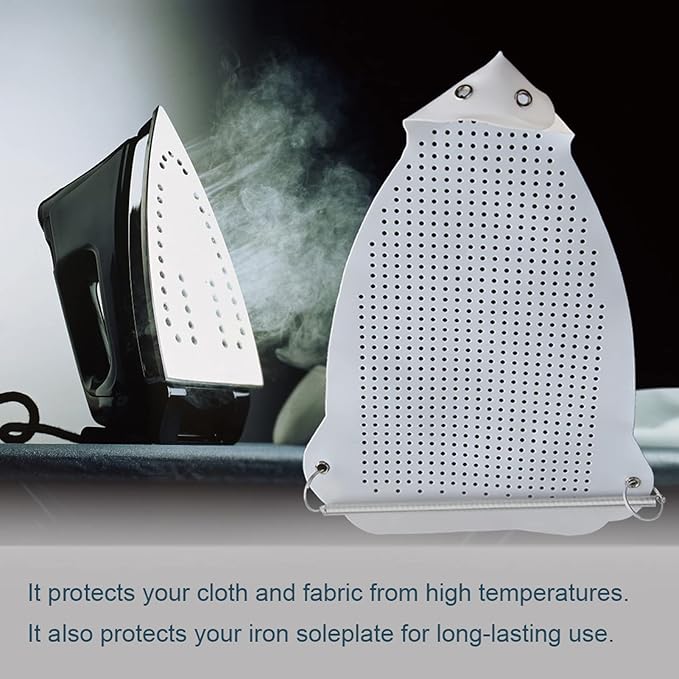 Iron Protective Cover, Non Stick Iron Sole to Improve Ironing Results, Easy Installation