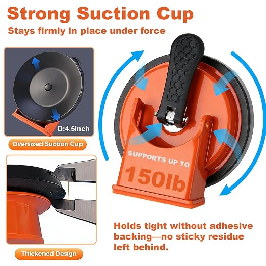 Floor Gap Fixer Tool, Heavy Duty Laminate Flooring Repair Tool with Enhanced Vacuum Suction Cup, Professional Plank Puller for Smooth Surface Wood Tile Hardwood Floor Gaps