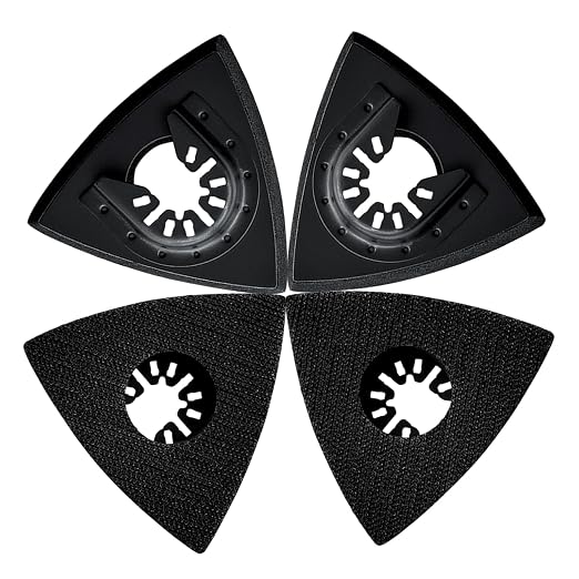 Triangle and Finger Pads (4-Pack Triangle Sanding Pads)