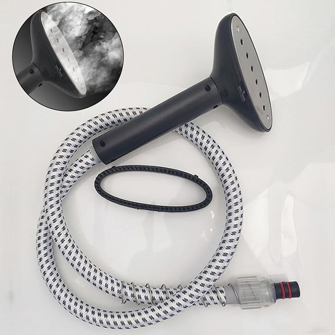 Garment Steamer Guide Hose Universal Ironing Machine Nozzle Replacement Steam Hose with Brush Spray Hanging Ironing Machine Parts Designed as Easy