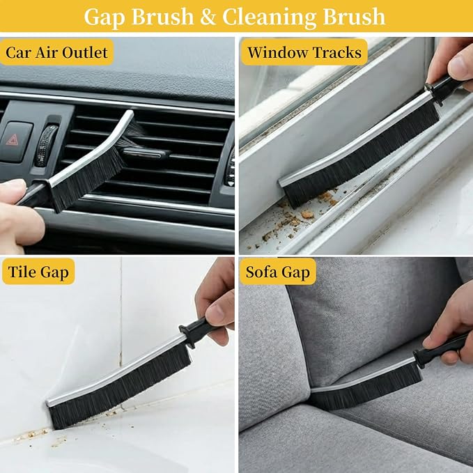 15pcs Crevice Cleaning Brush, Hard Bristle Scrub Brushes Tools, Multifunctional Grout Brush for Home