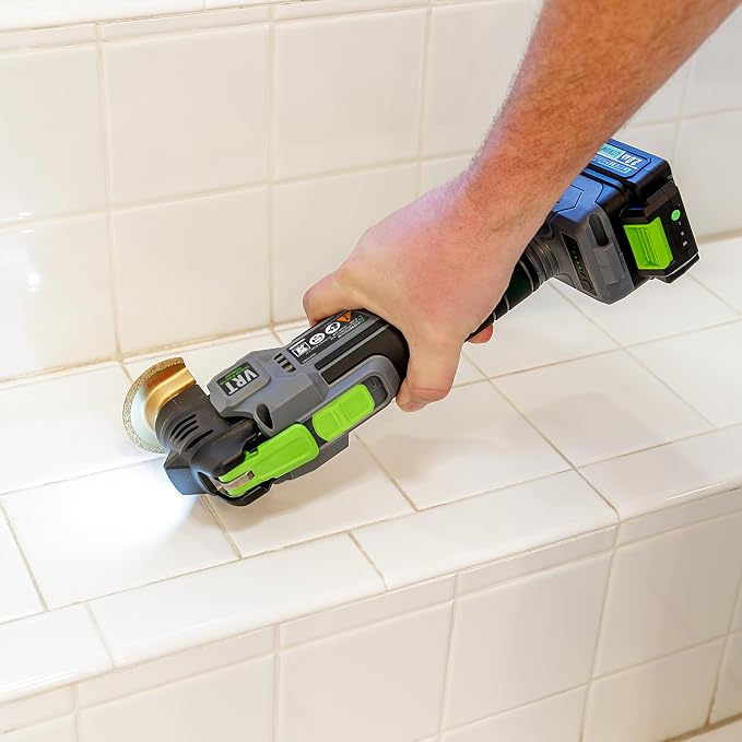 Genesis 20V Brushless Oscillating Multi-Tool, G20MAX Vibration-Reduction Technology (VRT), with Battery, Charger and Accessories (GLMT20BH)