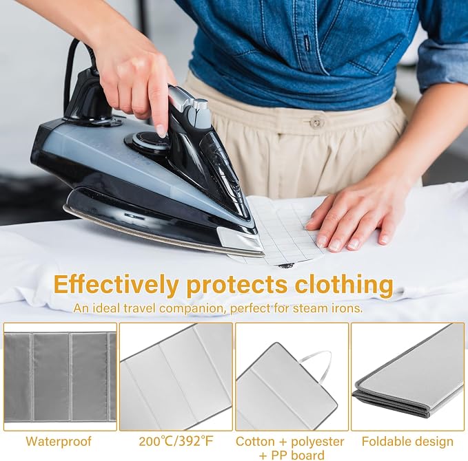 Steamer Board for Clothes,Stand for Steaming Clothes,Steamer Pad,Hanging Ironing Board,Steamer for Clothes,Hanging Steam Iron Pad (Steamer Board)