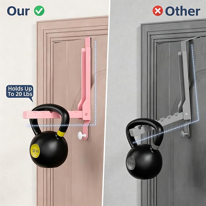 2 Pack Over The Door Drying Rack for Laundry, Over The Door Hanger Foldable, Heavy Duty Over The Door Hooks Hanger,Over Door Hook for Hanging Clothes,Rust-Resistant Over The Door Clothes Hanger