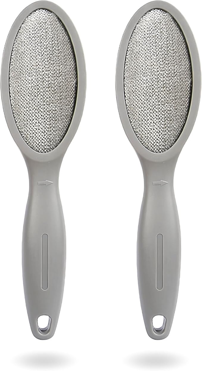 Lint Brush Pet Hair Remover for Clothes, Couches - 2 Pack, Dual Side, Gray